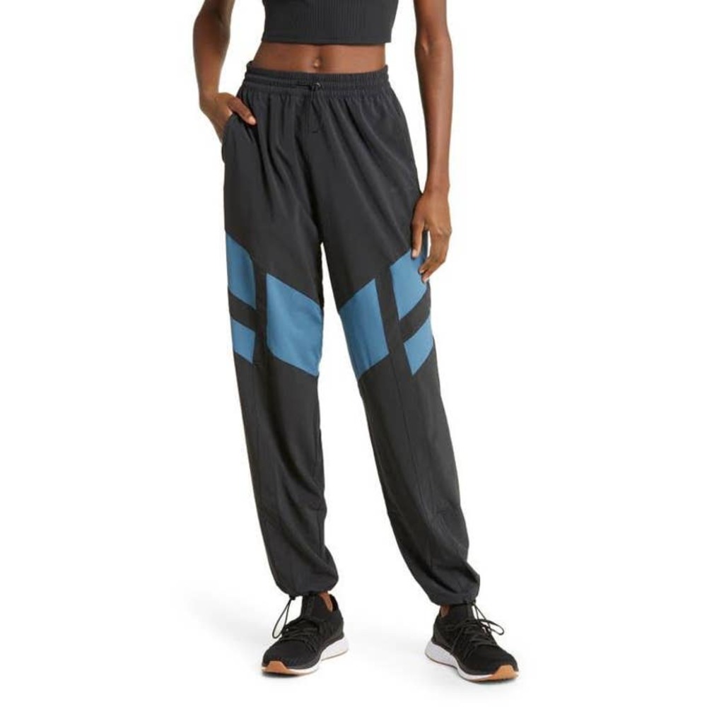 NWT Outdoor Voices Relay Track Jogger Pants Black Oceanview Medium